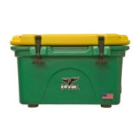 ORCA Outdoor Recreational Company of America Cooler with Lid & Bottom, Yellow/Green, 26 Quart