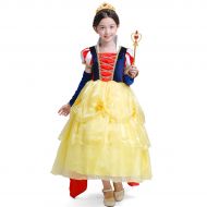 Loel loel Little Girls Princess Snow White Costume Dress Up