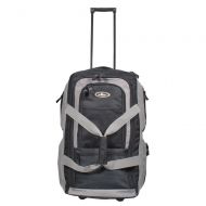 Everest Luggage Rolling Duffel Bag, Black, One Size
