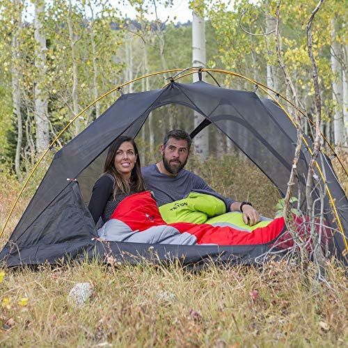  TETON Sports Tracker 5 Lightweight Mummy Sleeping Bag; Great for Hiking, Backpacking and Camping; Free Compression Sack