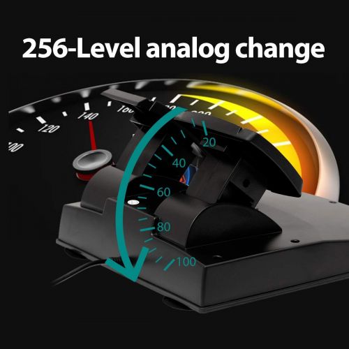  [아마존베스트]DOYO Gaming racing wheel 270 degree driving force steering wheel for racing games PC / XBOX ONE / XBOX 360/ PS4 / PS3 / Nintendo Switch / Android with pedals accelerator brake