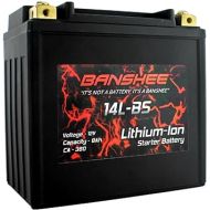 Banshee Lithium Ion Power Sports Battery Replaces Shorai LFX21L6-BS12