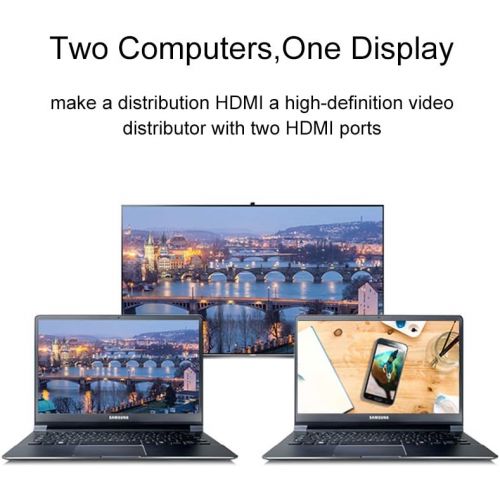  [아마존베스트]Ailun HDMI Bi-Direction Switch,HDMI Splitter, 4K, 2 x 1 or 1 x 2 HDMI Switcher for HDTV,DVD, Satellite,DLP, LCD High-Definition Television and Other Audio-Visual Equipment