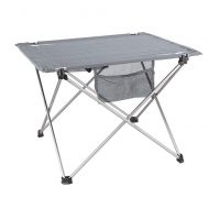 Tentock BRS Portable Outdoor Folding Table Ultralight Collapsible Travel Roll Up Table for Picnic Camping Barbecue Backyard Party