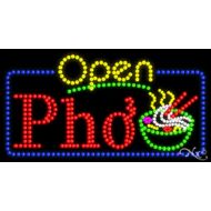 Light Master 17x32x1 inches Pho Animated Flashing LED Window Sign