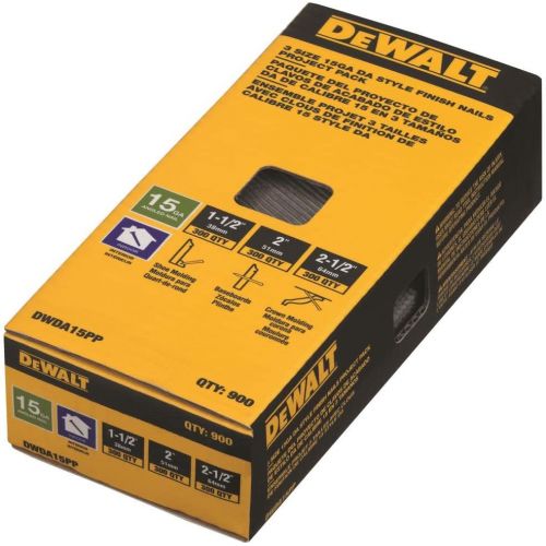  DEWALT 15 Gauge DA Nails Project Pack