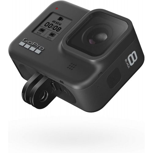 고프로 GoPro HERO8 Black - Waterproof Action Camera with Touch Screen 4K Ultra HD Video 12MP Photos 1080p Live Streaming Stabilization