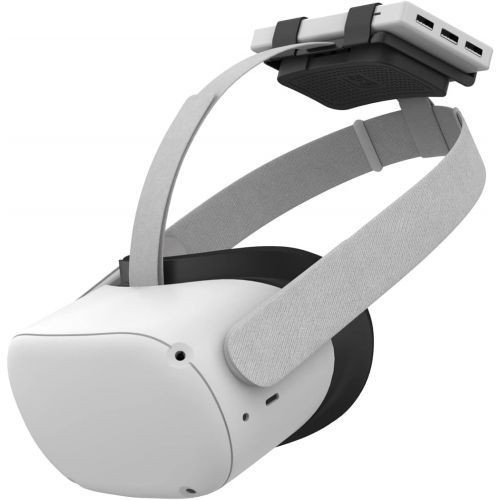  [아마존베스트]AMVR Powerbank Fixing Bracket, Battery Holder for Oculus Quest, Quest 2 or Vive Deluxe Audio Strap, Fixed on The VR Headset Strap or on The Waist, Compatibly Multiple Sizes Mobile