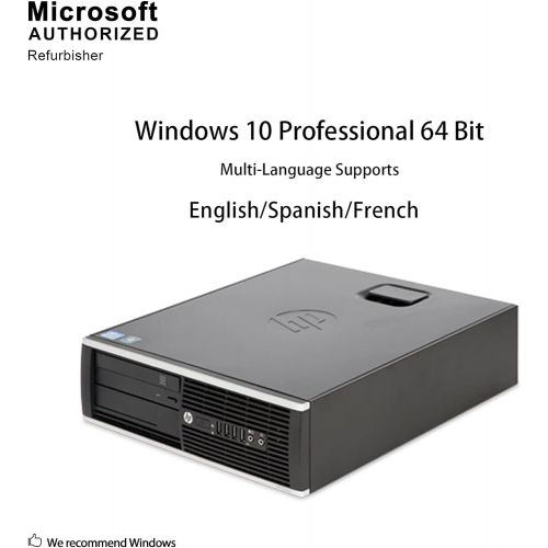  [아마존베스트]Amazon Renewed HP Elite PC Desktop Computer Package - Intel Quad Core i5 3.1GHz, 8GB RAM, 500GB, 19inch LCD Monitor, Keyboard, Mouse, DVD, WiFi Adapter, Windows 10 Professional (Renewed)