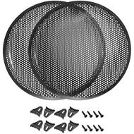 [아마존베스트]-Service-Informationen sourcing map 2x 15 inch speakers mesh decorative circle woofer protective film