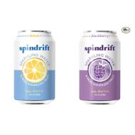 Spindrift Blackberry and Lemon Sparkling Water Bundle Pack, 12-Fluid-Ounce Cans, Pack of 48