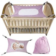 SUPBOSS Baby Hammock Swing Folding Crib for Newborn Adjustable Straps Comfortable and Breathable Supportive Mesh Safety Nursery Sleeping Bed,Gift Draw String Bag (Lavender)