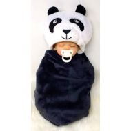 Printingstgeorge PrintingStGeorge Peter Baby Panda, Baby Swaddle, Baby Blanket, Baby Wrap, Animal Receiving...