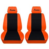 FH Fits Selected Nissan Models Seat Covers with a Name 21 Color Choices (2013-2018 Altima, Orange Black)