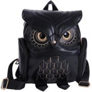 WYSBAOSHU Fashion Owl Backpack Girls Pu Leather Mini Bag