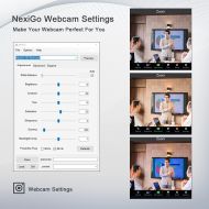 [아마존베스트]2021 AutoFocus 1080P Webcam with Microphone and Privacy Cover, NexiGo Business Streaming USB Web Camera, Plug and Play, for Online Class, Zoom Meeting Skype Facetime Teams, PC Mac