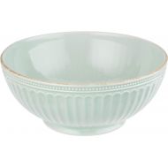 Lenox French Perle Groove Serve Bowl, Ice Blue -