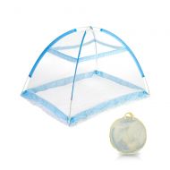 Topwon Pop-up Baby Mosquito Net/Automatic Insect Tent/Portable Nursery Netting (Blue)