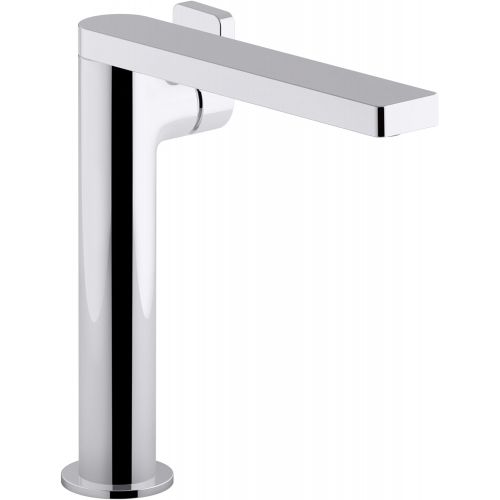  Kohler K-73168-4-CP 73168-4-CP Composed Tall Single Bathroom Sink Faucet with Lever Handle, Polished Chrome