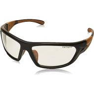 Carhartt Carbondale Safety Glasses with Clear Anti-fog Lens Black/Tan Frame, One Size
