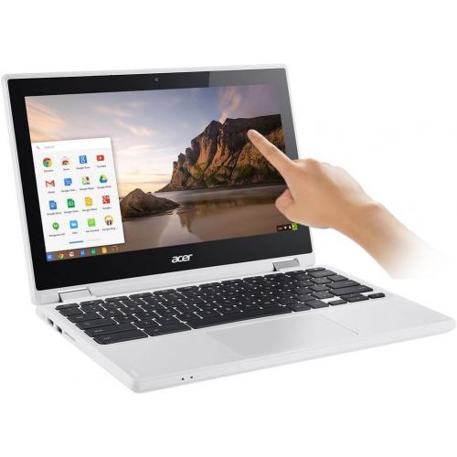 에이서 [아마존베스트]Acer - R 11 CB5-132T-C8ZW 2-in-1 11.6 Touch-Screen Chromebook - Intel Celeron - 4GB Memory - 16GB eMMC Flash Memory - White