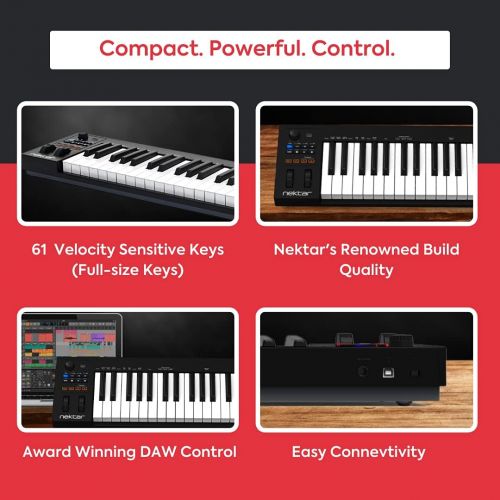  [아마존베스트]Nektar Impact GX61 Controller Keyboard