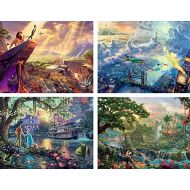 Ceaco 4-in-1 Multi-Pack Thomas Kinkade Disney Dreams Collection Jigsaw Puzzle ( 500 Pieces )