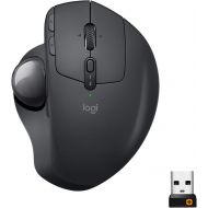 [아마존베스트]Logitech MX Ergo Wireless Trackball Mouse Adjustable Ergonomic Design, Control and Move Text/Images/Files Between 2 Windows and Apple Mac Computers (Bluetooth or USB), Rechargeable