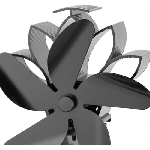  MagiDeal 2X Powered Stove Fan Silent 5 Blades for Wood/Log Burner/Fireplace Eco Friendly and Efficient Distribution