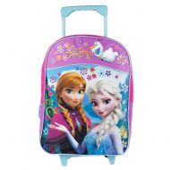 Disney Fast Forward Little Girls Frozen Roller Backpack, Pink/Purple, 16x12