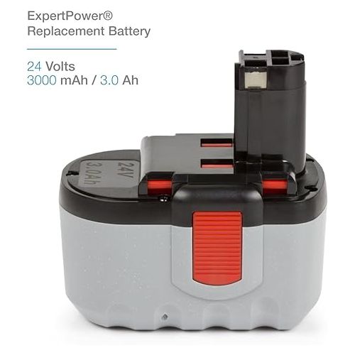  ExpertPower 2 x 24v 3000 mAh Ni-MH Battery for Bosch BAT030 BAT031 BAT240 BAT299