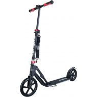 Hudora 230 Adult Scooters - Foldable Adjustable Kick Scooters for Adults, Fold up Commuter Teens Scooter Aluminum Outdoor Use Supports Up to 300 Lbs