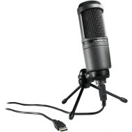 Audio-Technica AT2020USB Cardioid Condenser USB Microphone (Discontinued),black