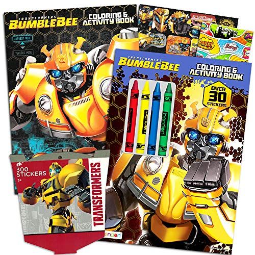 트랜스포머 Transformers Rescue Bots Coloring and Activity Super Set -- 2 Activity Books and Play Pack Filled with Stickers and Door Hanger (Party Supplies)