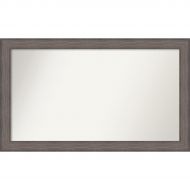 Amanti Art Outer 54 x 32 Wall Mirror, Choose Your Custom Size Oversized, Country Barnwood Wood