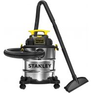[아마존베스트]Stanley SL18116 Wet/Dry Vacuum, 6 Gallon, 4 Horsepower, Stainless Steel Tank, 4.0 HP, Silver+Yellow