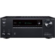 Onkyo TX-NR595 Home Audio Smart Audio and Video Receiver, Sonos Compatible and Dolby Atmos Enabled, 4K Ultra HD and AirPlay 2 (2019 Model), Black
