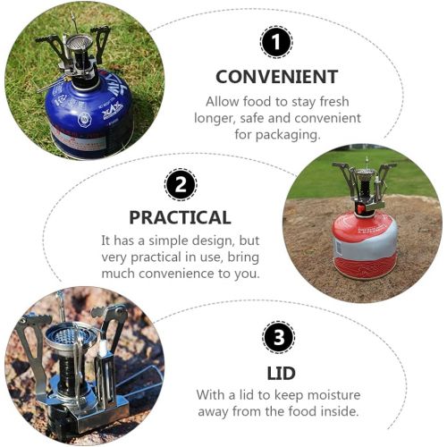  BESPORTBLE Camping Stove Camp Portable Stove Folding Wood Stove Backpacking Stove Cookware for Outdoor Camping Hiking Cooking Picnic