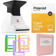 Polariod Lab Instant Photo Printer + Polaroid Color Film for I-Type+ Pink 5 Photo Album + Cleaning Cloth