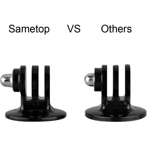  Sametop Tripod Mount Adapter Screw Mount Compatible with GoPro Hero 10, 9, 8, 7, 6, 5, 4, Session, 3+, 3, 2, 1, Hero (2018), Fusion, DJI Osmo, Sjcam, Xiaoyi Action Cameras (5 Packs