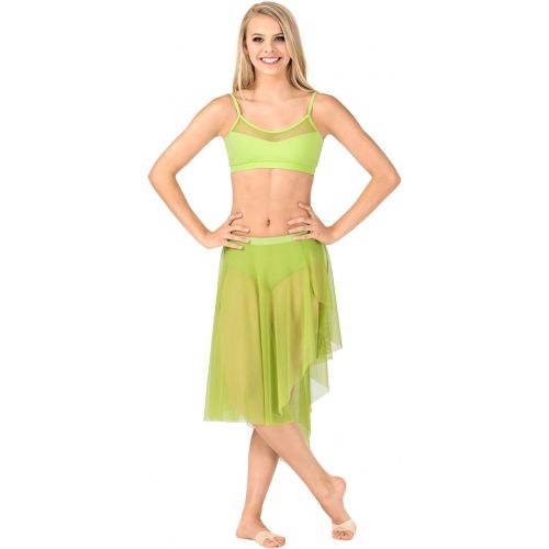  Body Wrappers Adult Asymmetrical Dance Skirt,NL9110
