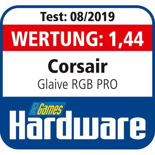 커세어 [아마존베스트]Corsair Glaive PRO - RGB Gaming Mouse - Comfortable & Ergonomic - Interchangeable Grips - 18,000 DPI Optical Sensor - Black