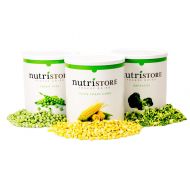 Freeze Dried Vegetable Sample Pack by Nutristore | 100 serving | 1 Month Veggie Supply | Amazing Taste | Survival Food