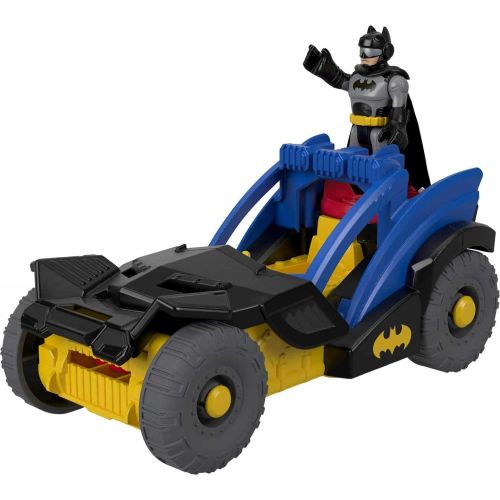  Fisher-Price Imaginext DC Super Friends Batman Rally Car, Figure and Vehicle Set for Preschool Kids Ages 3 Years & up