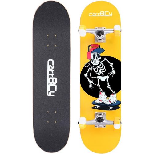 Idea Skateboards,31X 8 Pro Complete Skateboard, 7 Layer Canadian Maple Skateboard Deck for Extreme Sports and Outdoors.