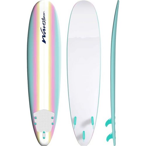  Wavestorm - Classic Soft Top Foam 8ft Surfboard