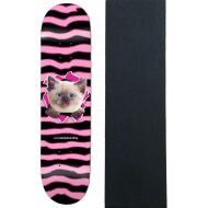 Enjoi Skateboard Deck Kitten Ripper Pink 7.75 with Grip