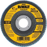 DEWALT Flap Disc, Zirconia, 4-1/2-Inches x 7/8-Inches, 60-Grit (DW8308)