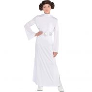 Costumes USA Star Wars Princess Leia Costume for Girls, Includes a Dress with a Hood, a Wig, and a Belt