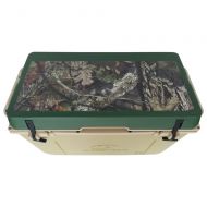 Grizzly Mossy Oak Cooler with Break Up Country Lid Graphic, Tan, 55 Quart